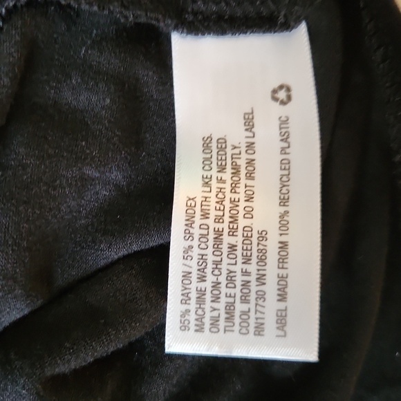 Tribe t-shirt Merona short sleeve black gold lettering boatneck M maternity hilo - Picture 8 of 11